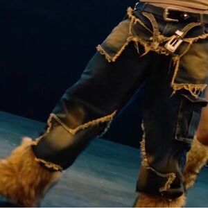 Distressed Denim Pants